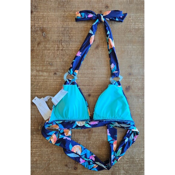NWT Sunshine 79 floral bikini top women's size 6 - Picture 6 of 6